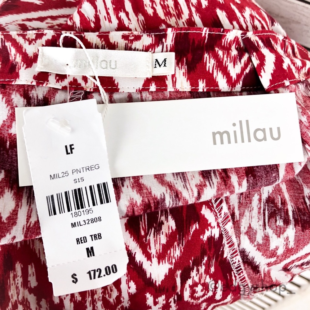 [LF] Millau Woven Tribal Bell Bottom Print Pants - Picture 5 of 7